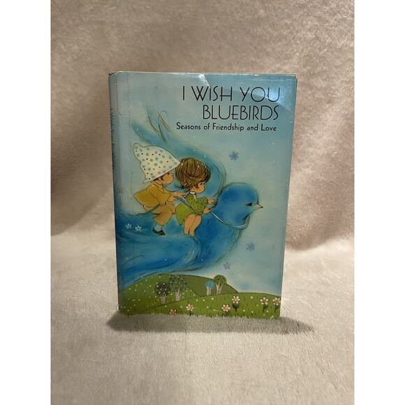 I Wish You Bluebirds by Mary Alice Loberg -1970 HCDJ Hallmark - Picture 3 of 11